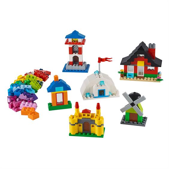 Конструктор LEGO® Classic Кубики та будинки 270 деталей (11008) - зображення 2