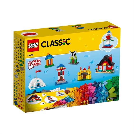 Конструктор LEGO® Classic Кубики та будинки 270 деталей (11008) - зображення 3