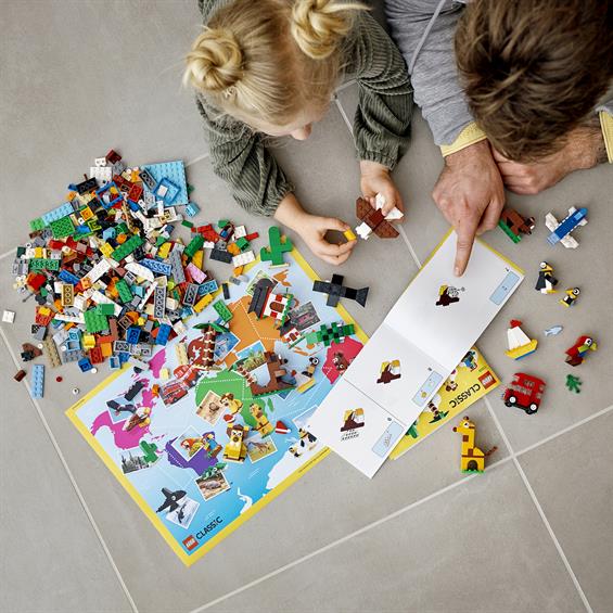 Конструктор LEGO® Classic Навколо світу 950 деталей (11015) - зображення 3