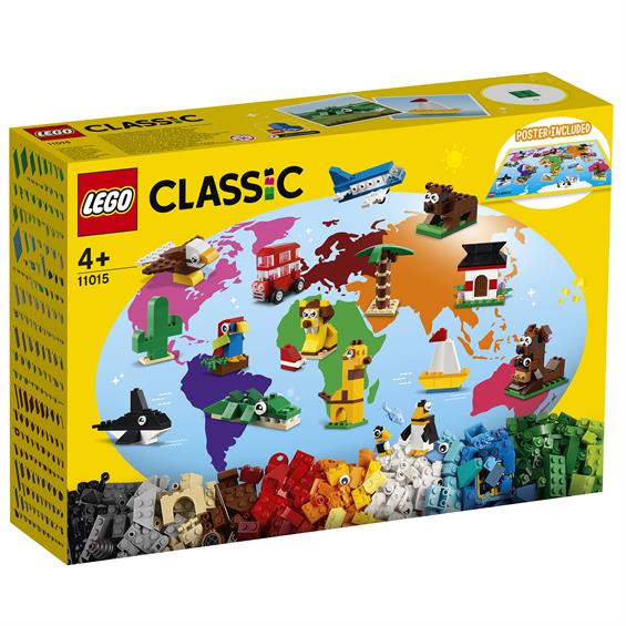 Конструктор LEGO® Classic Навколо світу 950 деталей (11015) - зображення 1