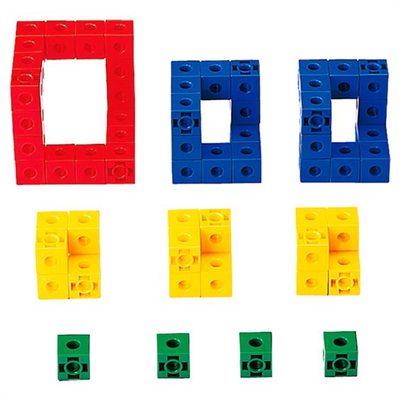 Навчальний набір Gigo Об'ємні фігури з кубиків, 2 см (1167R) - зображення 5