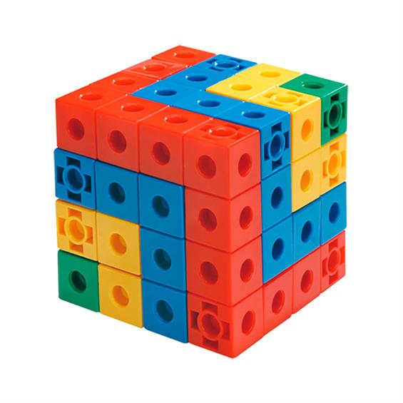 Навчальний набір Gigo Об'ємні фігури з кубиків, 2 см (1167R) - зображення 6