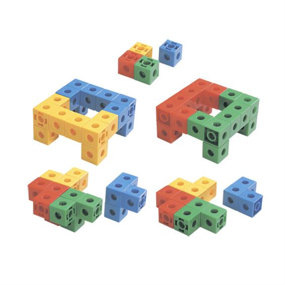 Навчальний набір Gigo Об'ємні фігури з кубиків, 2 см (1167R) - зображення 8