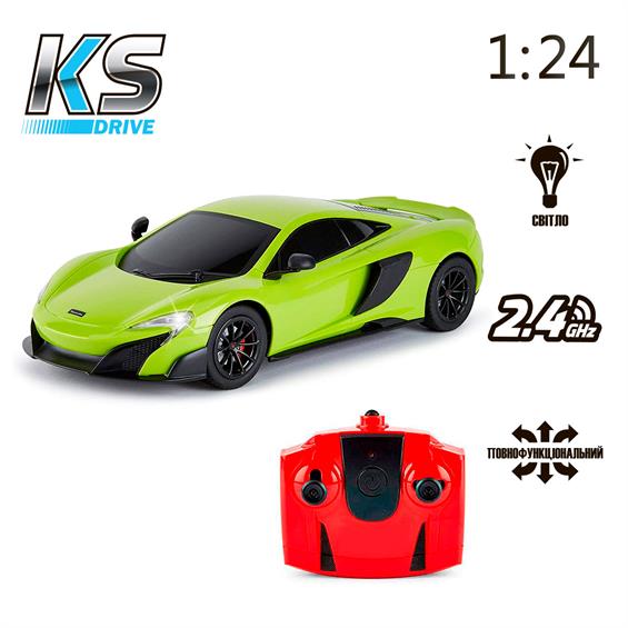 Автомобіль KS Drive на р/к McLaren 675LT зелений 1:24 (124GMGR) - зображення 1