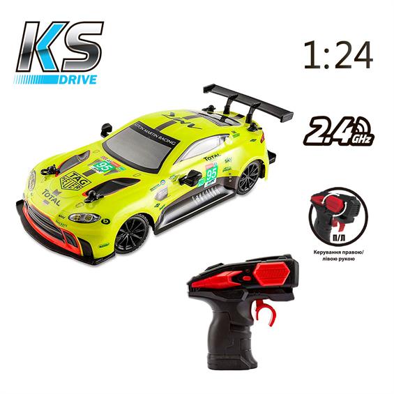 Автомобіль KS Drive на р/к Aston Martin New Vantage зелений 1:24 - зображення 1