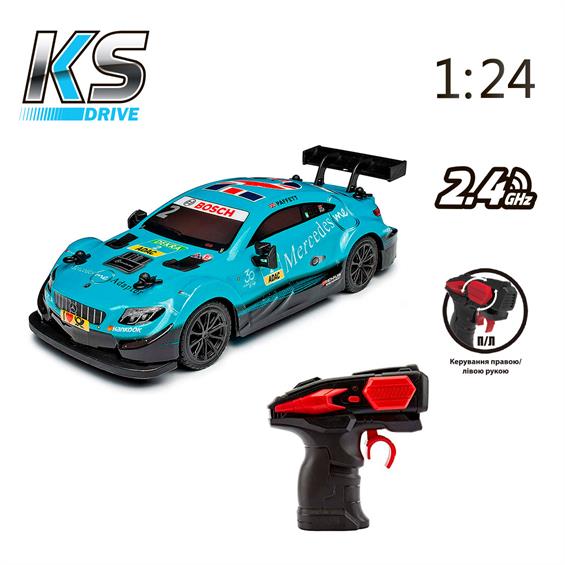 Автомобіль KS Drive на р/к Mercedes AMG C63 DTM блакитний 1:24 (124RMBL) - зображення 1