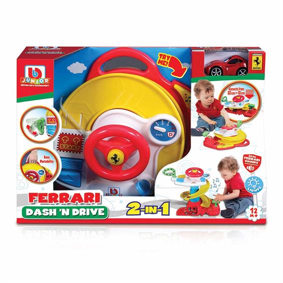 Трек-іграшкове кермо Bb Junior Ferrari Dash 'N Drive (16-88803) - зображення 4