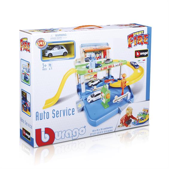 Іграшковий гараж Bburago 2 рівня, 1 машинка 1:43 (18-30039) - зображення 5