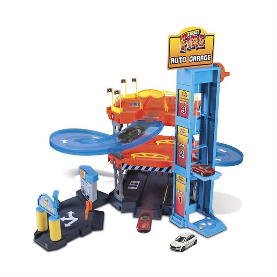 Іграшковий паркінг Bburago 3 рівня, 2 машинки 1:43 (18-30361) - зображення 2