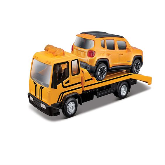 Ігровий набір Bburago Евакуатор з автомоделлю Jeep Renegade 1:43 (18-31417) - зображення 1
