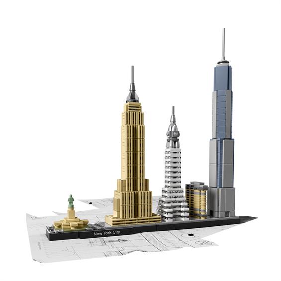 Конструктор LEGO® Architecture Нью-Йорк 598 деталей (21028) - зображення 4