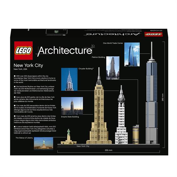 Конструктор LEGO® Architecture Нью-Йорк 598 деталей (21028) - зображення 6