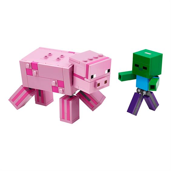 Конструктор LEGO® Minecraft™ Свиня і малюк-зомбі 159 деталей (21157) - зображення 2