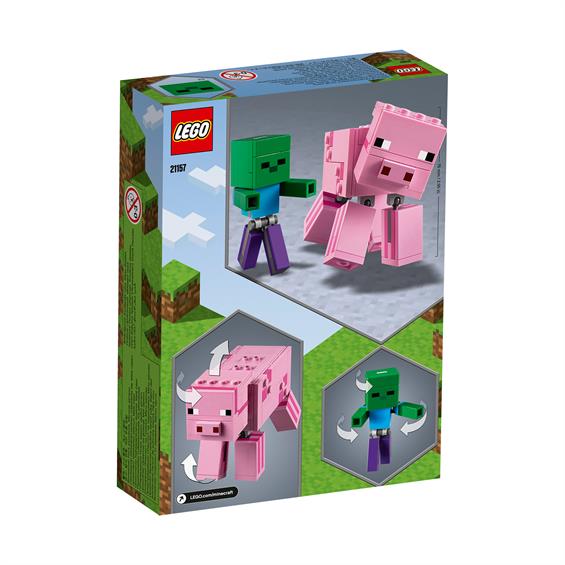 Конструктор LEGO® Minecraft™ Свиня і малюк-зомбі 159 деталей (21157) - зображення 3