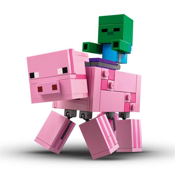 Конструктор LEGO® Minecraft™ Свиня і малюк-зомбі 159 деталей (21157) - зображення 4