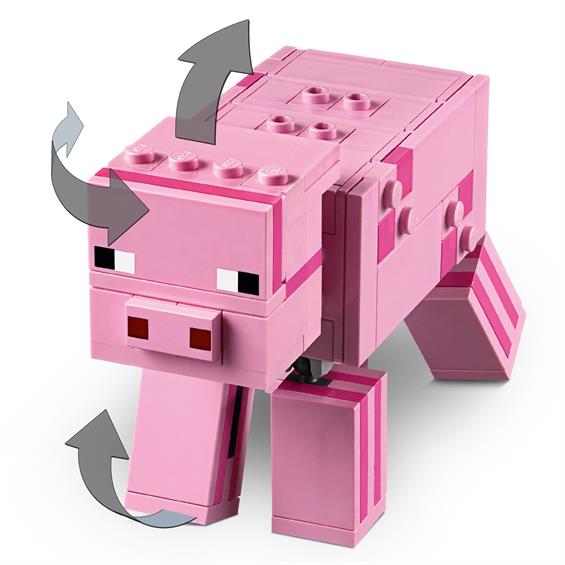 Конструктор LEGO® Minecraft™ Свиня і малюк-зомбі 159 деталей (21157) - зображення 6