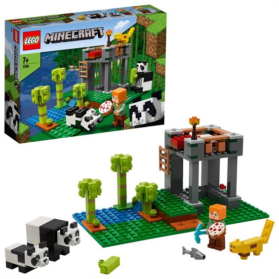 Конструктор LEGO® Minecraft™ Ферма панд 204 деталі (21158) - зображення 4
