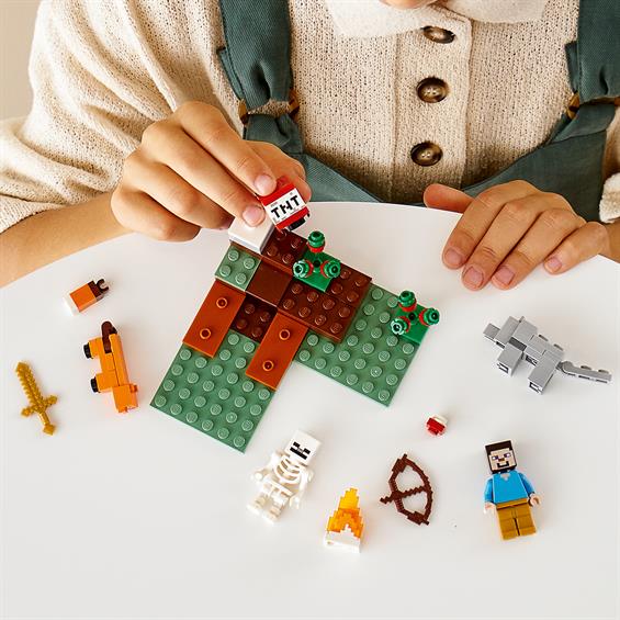 Конструктор LEGO® Minecraft™ Пригода в тайзі 74 деталі (21162) - зображення 9