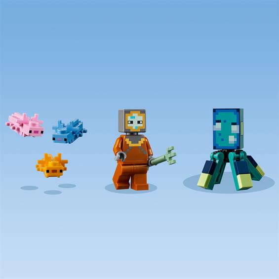 Конструктор LEGO® Minecraft™ Битва зі стражем 255 деталей (21180) - зображення 4