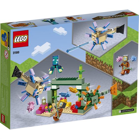 Конструктор LEGO® Minecraft™ Битва зі стражем 255 деталей (21180) - зображення 7
