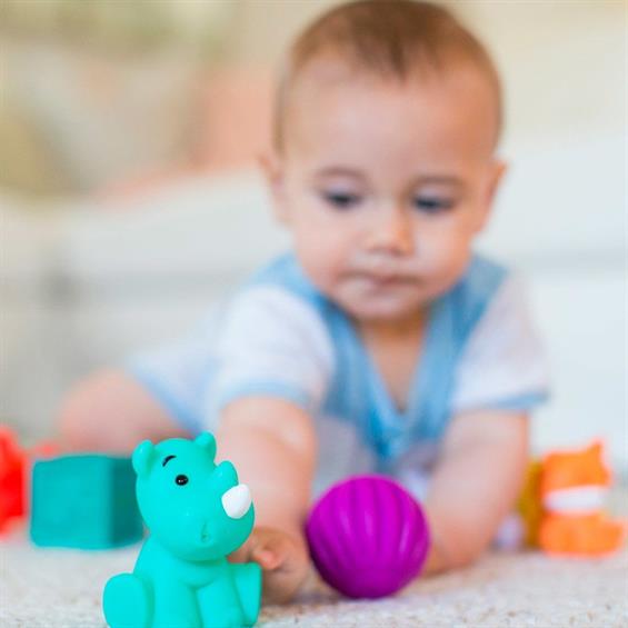 Набір розвивальних іграшок у тубусі Infantino (216289I) - зображення 4