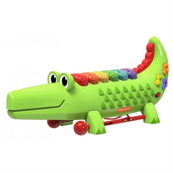 Музична іграшка Fisher-Price Ксилофон Яскравий крокодил (22282) - зображення 1