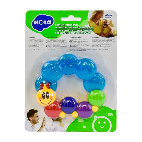 Прорізувач для зубів Hola Toys Весела гусінь (306D) - зображення 4