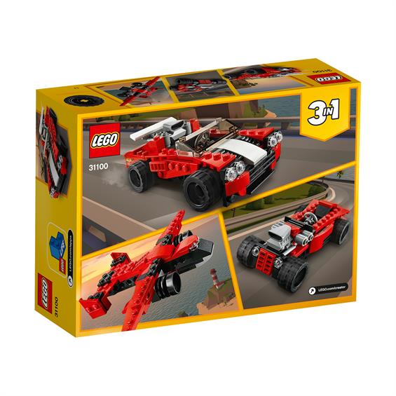 Конструктор LEGO® Creator Спортивний автомобіль 134 деталі (31100) - зображення 3