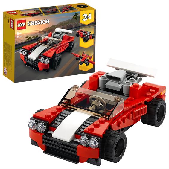 Конструктор LEGO® Creator Спортивний автомобіль 134 деталі (31100) - зображення 4