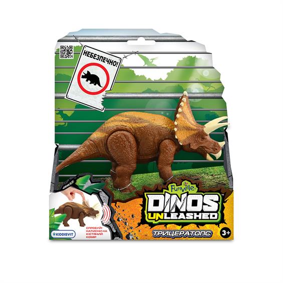 Інтерактивна іграшка Dinos Unleashed Realistic Трицератопс (31123TR) - зображення 1