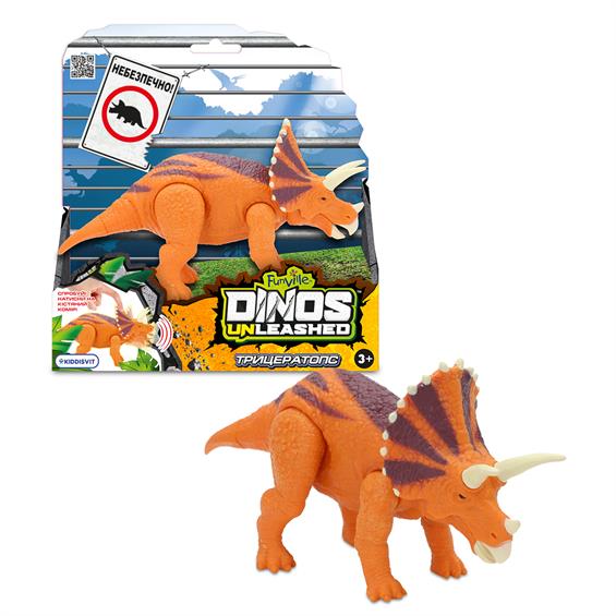 Інтерактивна іграшка Dinos Unleashed Realistic S2 Трицератопс (31123V2) - зображення 5