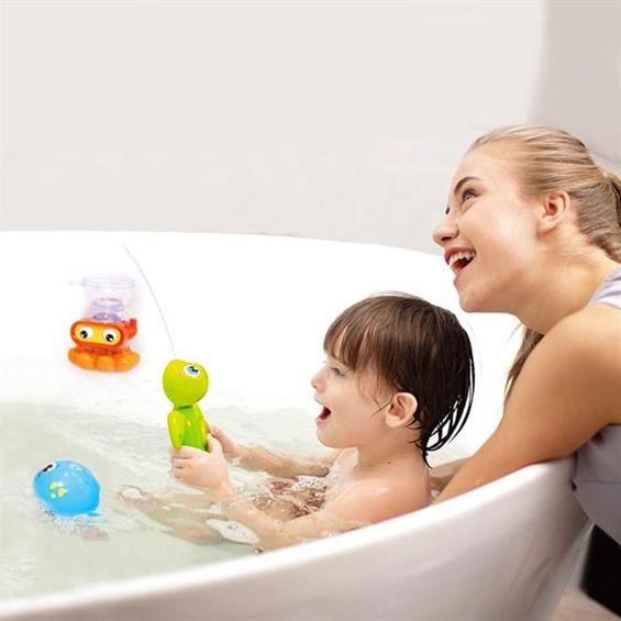 Набір іграшок для ванної Hola Toys Веселе купання 3 шт. (3112) - зображення 5