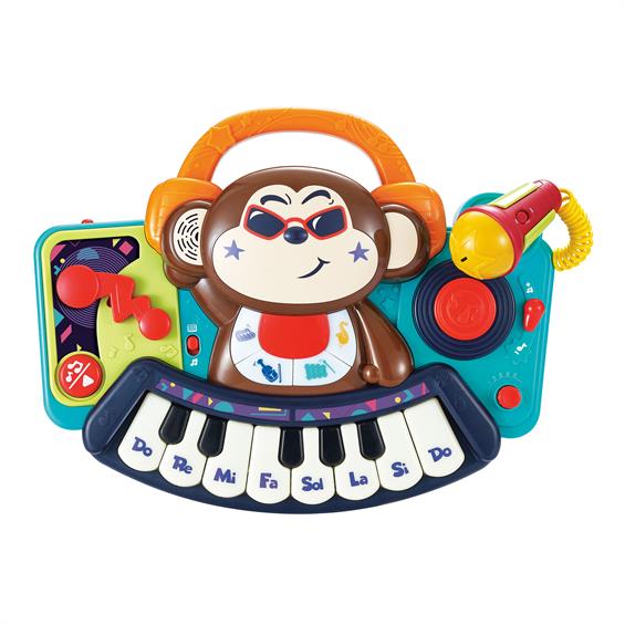 Музична іграшка Hola Toys Піаніно-мавпочка з мікрофоном (3137) - зображення 3