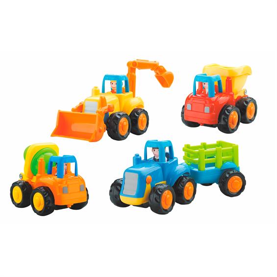 Набір іграшкових машинок Hola Toys Фермерська техніка, 4 шт. (326) - зображення 3