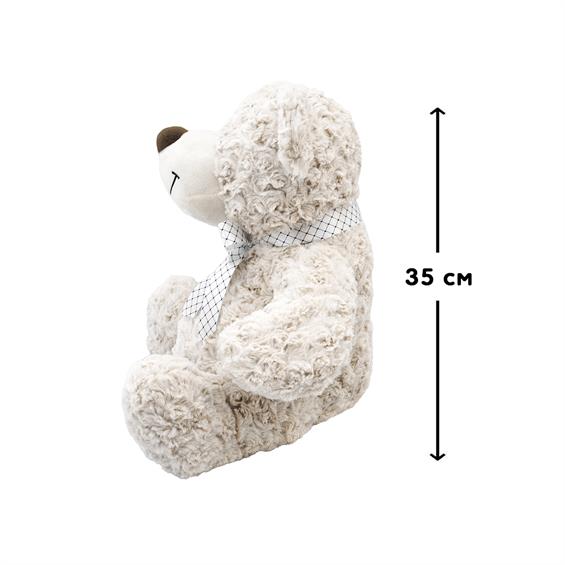 М'яка іграшка Grand Ведмедик білий з бантом 35 см (3303GMТ) - зображення 2
