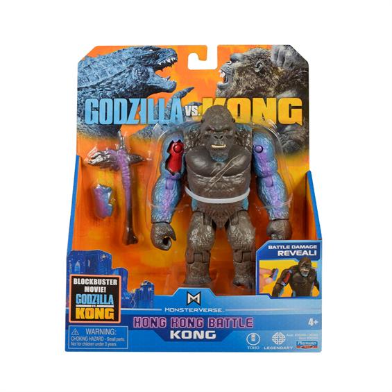 Фігурка Godzilla vs. Kong Конг з бойовими ранами та сокирою 15 см (35354) - зображення 1