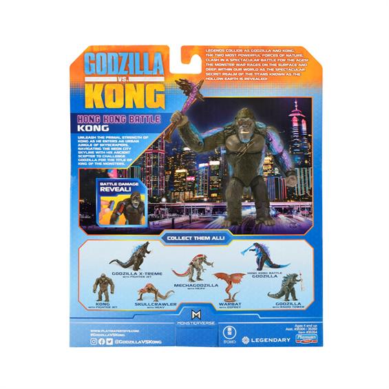 Фігурка Godzilla vs. Kong Конг з бойовими ранами та сокирою 15 см (35354) - зображення 1