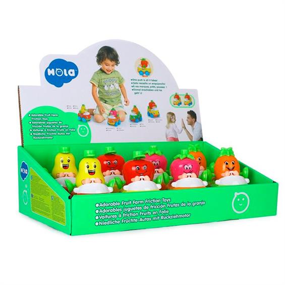 Набір іграшкових машинок Hola Toys Тутті-Фрутті 8 шт. (356A) - зображення 3