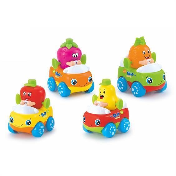 Набір іграшкових машинок Hola Toys Тутті-Фрутті 8 шт. (356A) - зображення 4