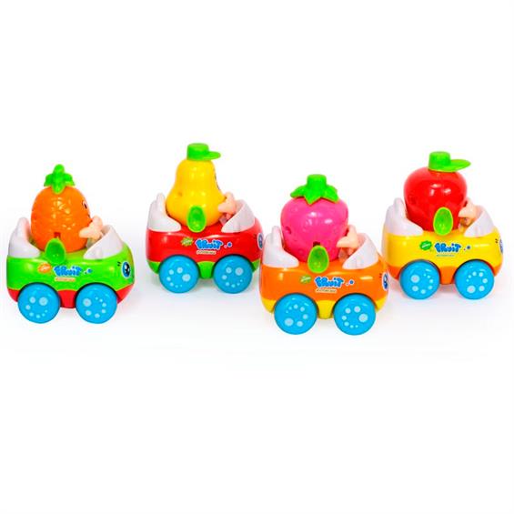 Набір іграшкових машинок Hola Toys Тутті-Фрутті 8 шт. (356A) - зображення 5
