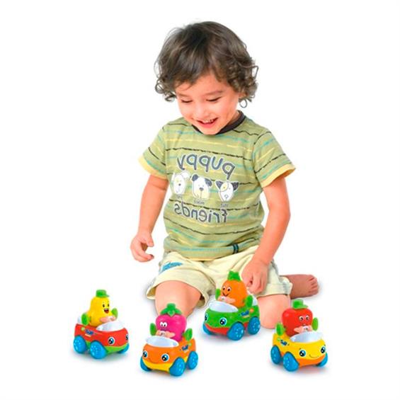 Набір іграшкових машинок Hola Toys Тутті-Фрутті 8 шт. (356A) - зображення 1