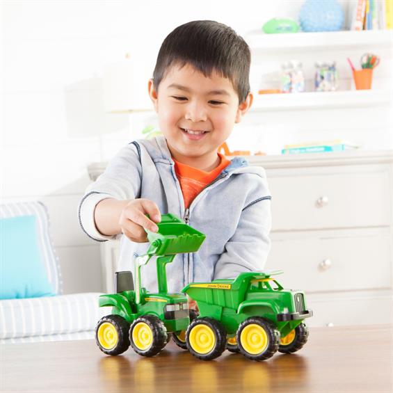 Іграшки для піску John Deere Kids Трактор і самоскид 2 шт. (35874) - зображення 1