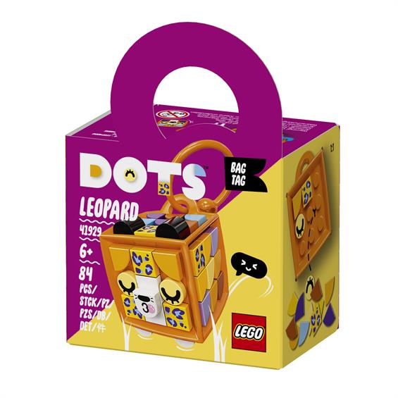 Конструктор-брелок LEGO® DOTS Леопард 84 деталі (41929) - зображення 9