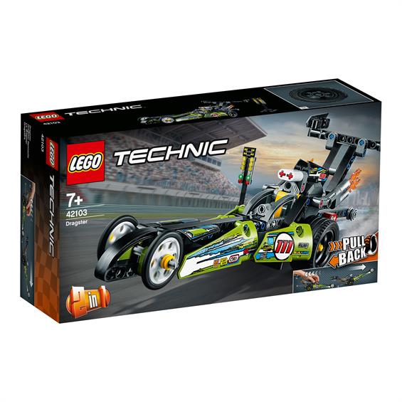 Конструктор LEGO® Technic Драгстер 225 деталей (42103) - зображення 11