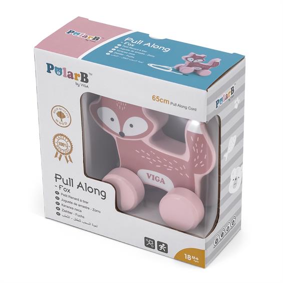Дерев'яна каталка Viga Toys PolarB Лисичка (44002) - зображення 2