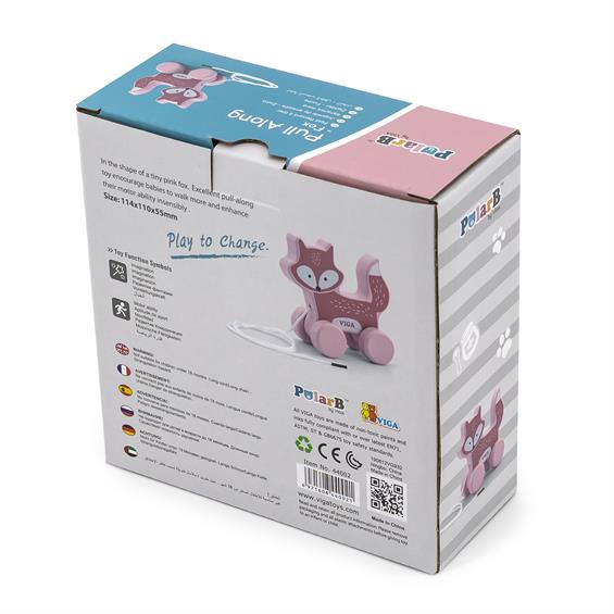 Дерев'яна каталка Viga Toys PolarB Лисичка (44002) - зображення 3