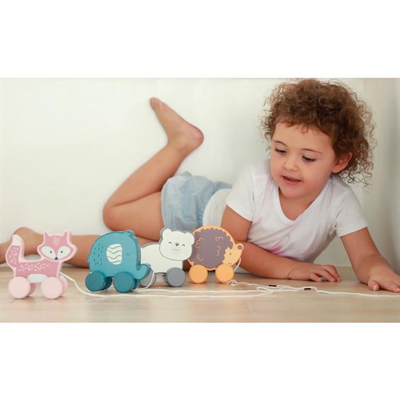 Дерев'яна каталка Viga Toys PolarB Слоник (44004) - зображення 4