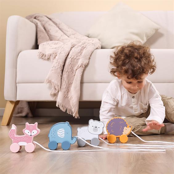 Дерев'яна каталка Viga Toys PolarB Слоник (44004) - зображення 6