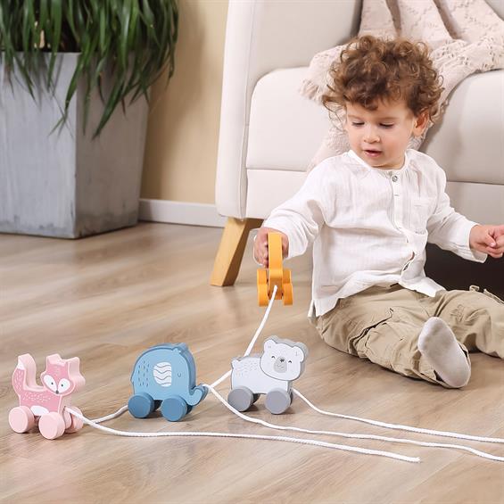 Дерев'яна каталка Viga Toys PolarB Слоник (44004) - зображення 7