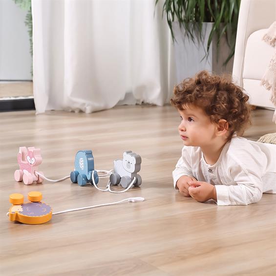 Дерев'яна каталка Viga Toys PolarB Слоник (44004) - зображення 8